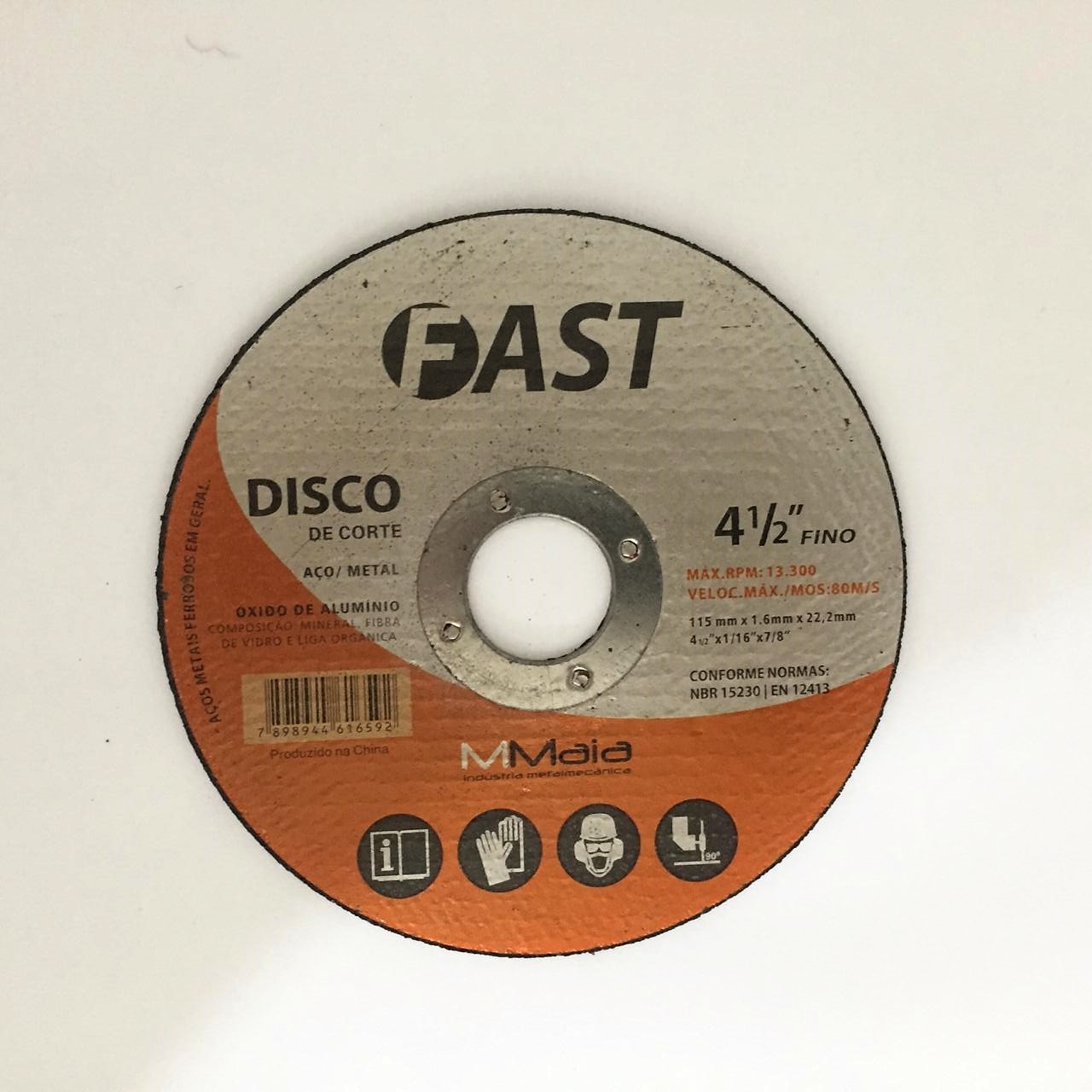 112Disco de Corte 4″  1/2  Fino